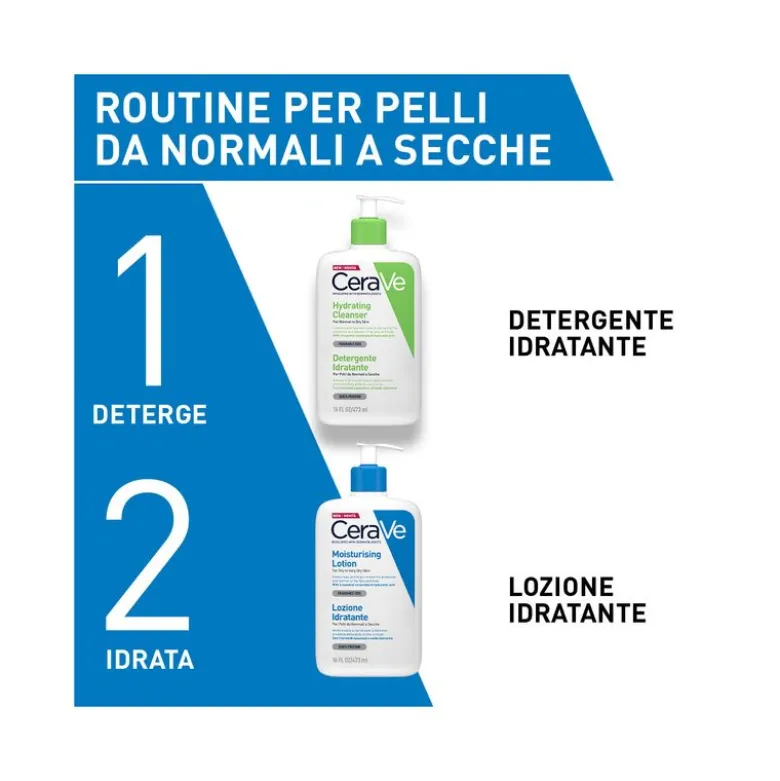 CeraVe Lozione Idratante Corpo Pelle da Normale a Secca 88 ml