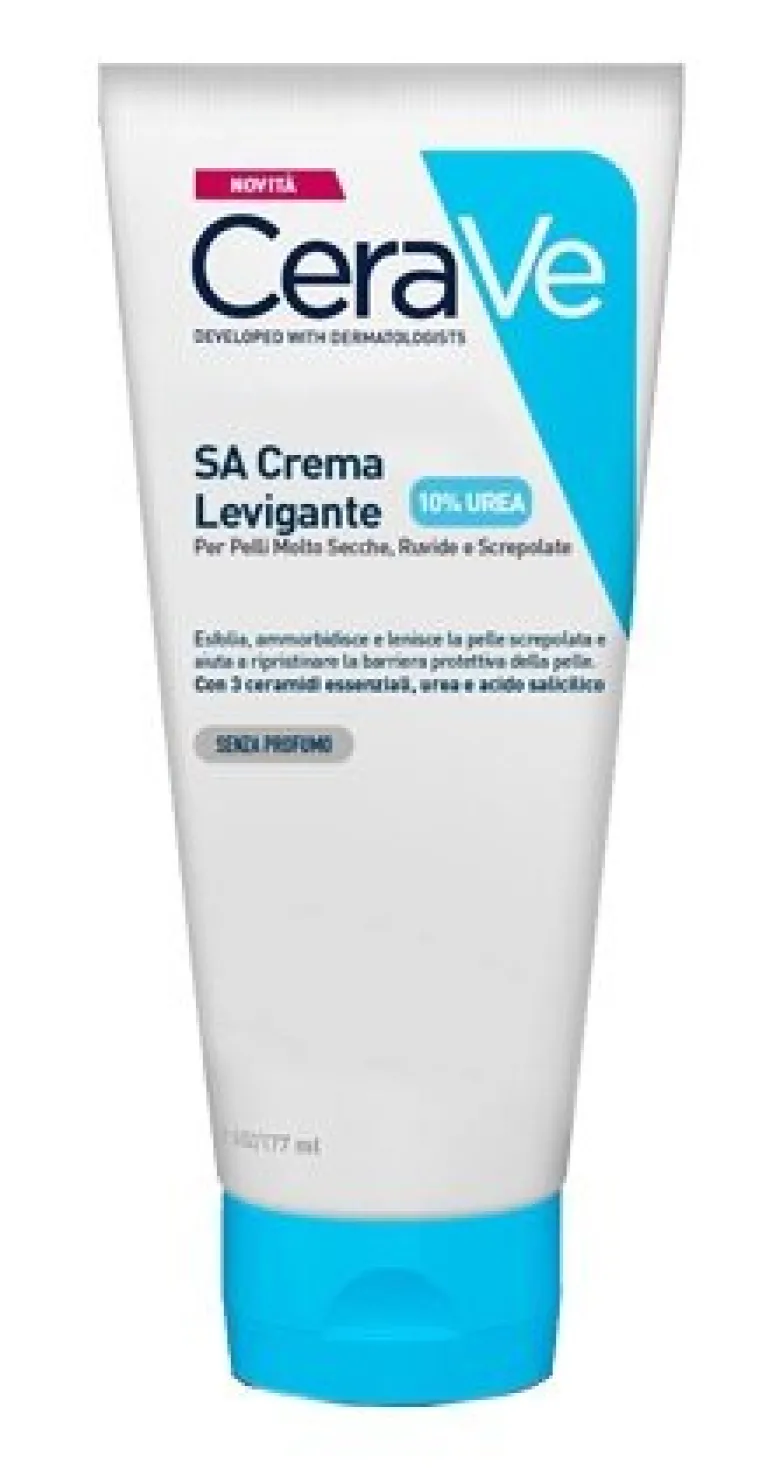 CeraVe SA SA Crema levigante 10% UREA per pelle molto secca, ruvida e screpolata 177 ml
