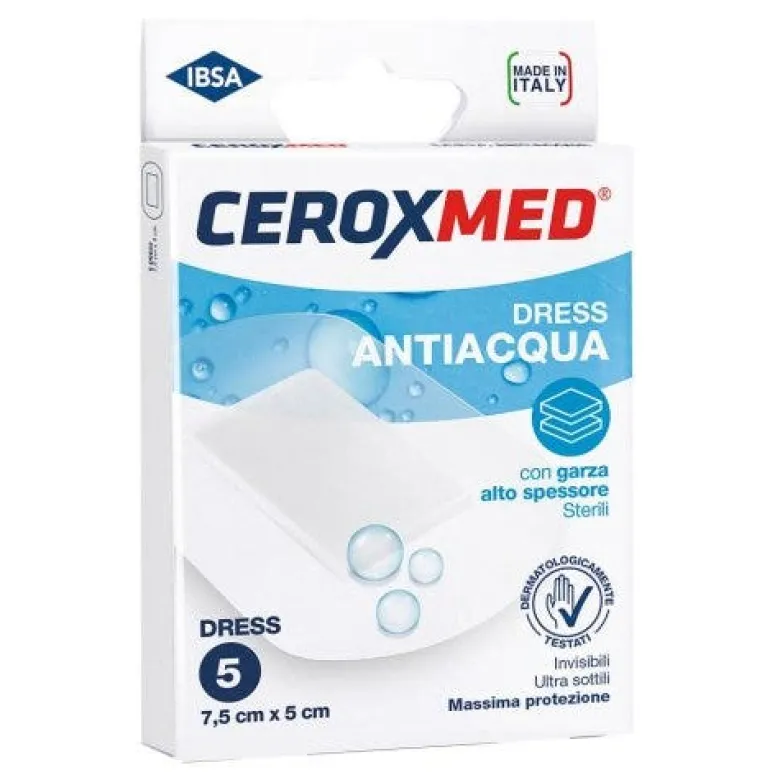 Cerotti Antiacqua Ceroxmed 7,5x5 cm 5 Pezzi