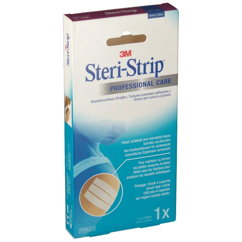 Cerotti Steristrip dim.12x100mm 6 pezzi