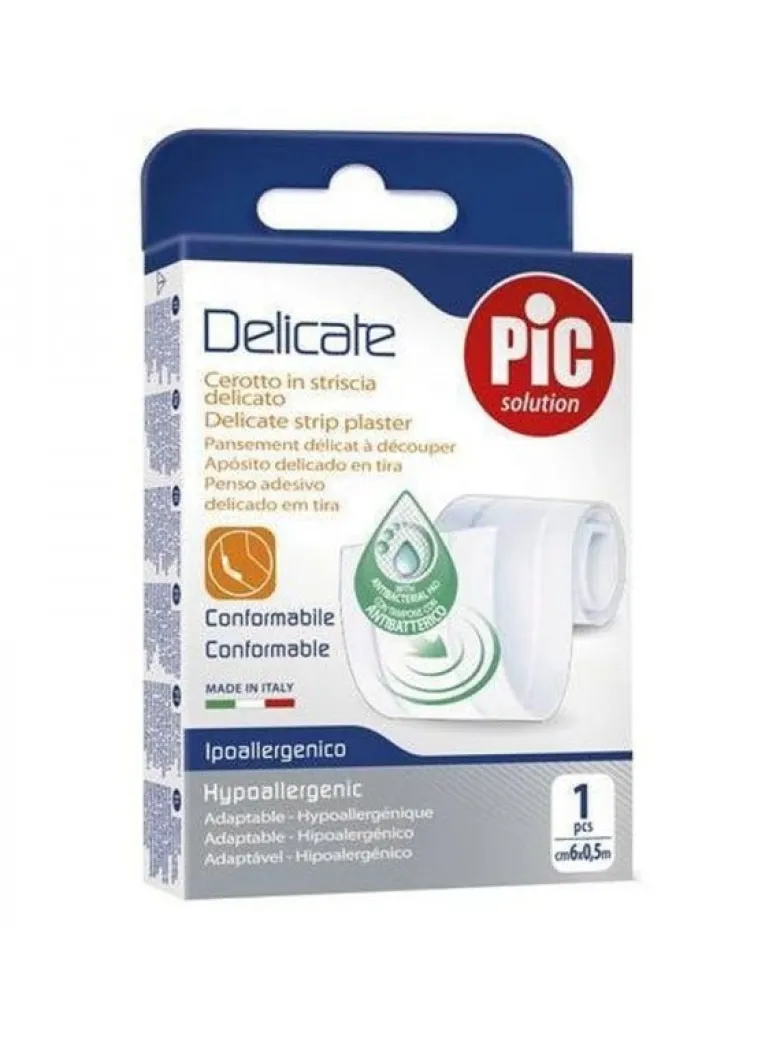 Cerotto Delicate Strisce Batteria Antibatterica 6x50cm 1 Pezzo