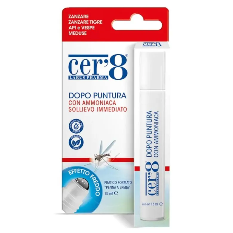 Cer'8 Roll-On Dopopuntura Con Ammoniaca Penna 15ml