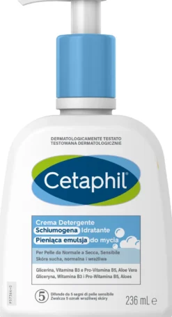 Cetaphil Crema Detergente Schiumogena Idratante 236ml