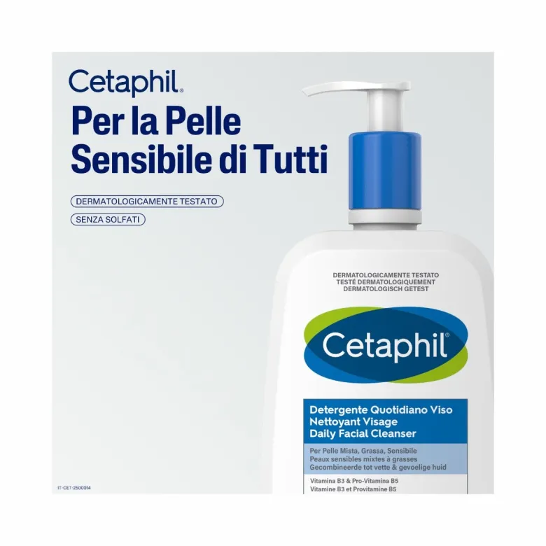 Cetaphil Detergente Quotidiano Viso Pelle Mista Grassa 473ml