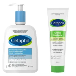 Cetaphil Emulsione Detergente 470ml + Crema Idratante 100ml