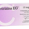 Cetirizina Eg 10mg utile in caso di rinite allergica 7 compresse rivestite
