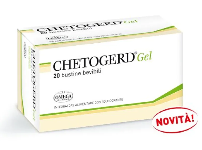Chetogerd Gel 20 Stick - Sollievo Rapido per il Reflusso