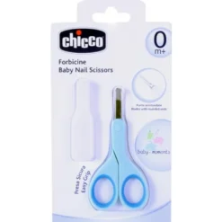 Chicco Baby Moments Forbicine neonato 1 pezzo colore azzurro