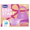 Chicco Easy Start Set Pappa Per Svezzamento Rosa 6+ Mesi