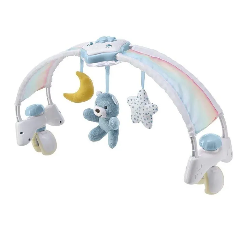 Chicco Gioco Arco Lettino Arcobaleno Azzurro