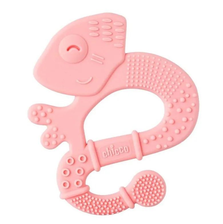 Chicco Massaggiagengive Soft Iguana colore rosa 2 mesi+