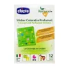 Chicco Natural Zanza Sticker Antizanzara Colorati E Profumati 12 Pezzi
