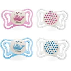 Chicco PhysioForma Light 2-6m Lumi succhietto in silicone 2 pezzi colori assortiti