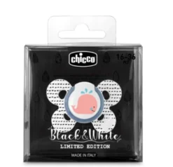 Chicco PhysioForma Succhietto Comfort Black&White Limited Edition 16-36m 1 pezzo fantasie assortite