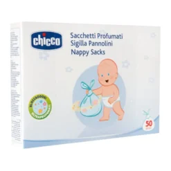 Chicco Sacchetti Profumati Pannolini 50 Pezzi