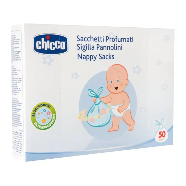 Chicco Sacchetti Profumati Pannolini 50 Pezzi
