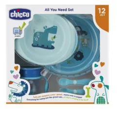Chicco Set Pappa colore Azzurro 12+ mesi