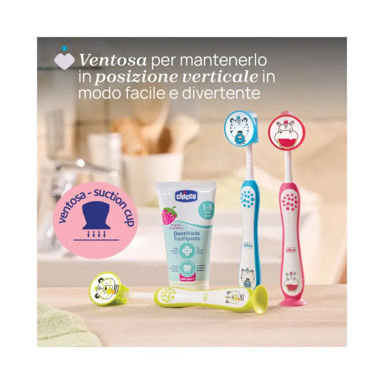 Chicco Spazzolino 3-6 Anni Hippo