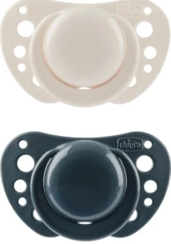 Chicco Succhietto Air Blu Silicone 6-16 Mesi 2 Pezzi