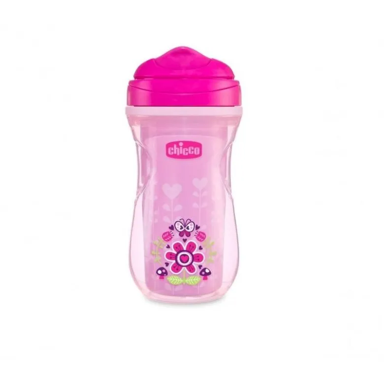 Chicco Tazza Active Bottiglia Isolante Rosa 266ml 14m+