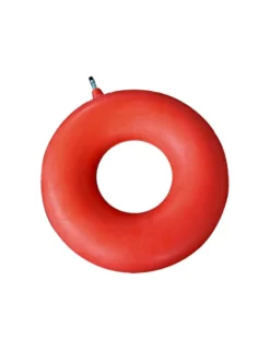 Ciambella Invalidi Gonfiabile In Gomma Deluxe In Sacchetto 40cm Diametro