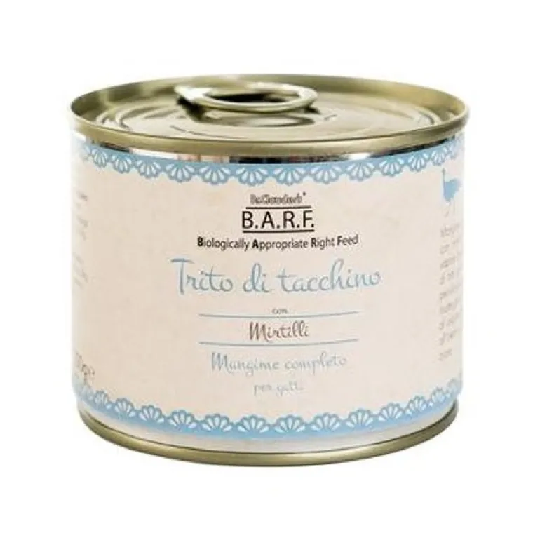 Cibo Umido Trito Di Tacchino Per Gatti