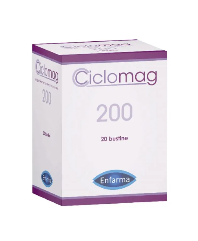 Ciclomag 200 integratore di potassio e magnesio 20 bustine