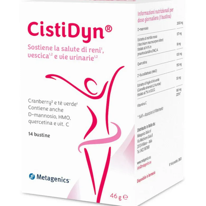 CistiDyn per il benessere delle vie urinarie 14 bustine