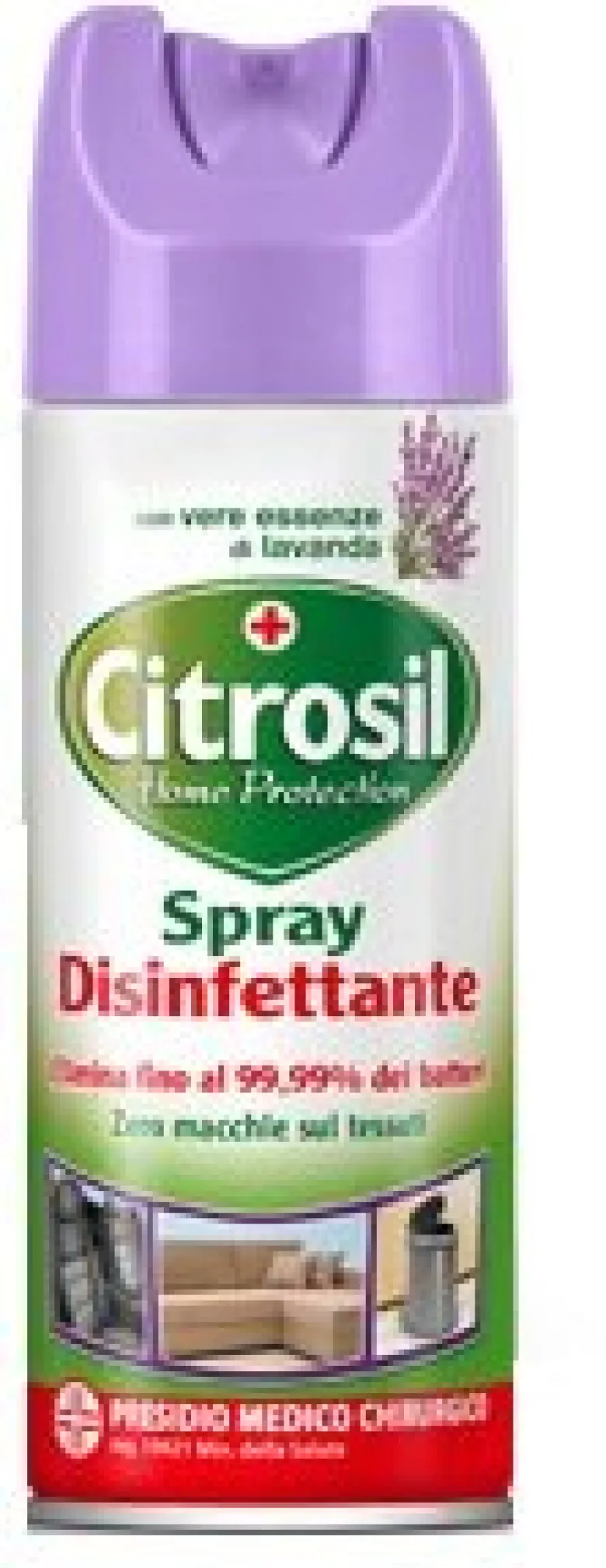 Citrosil Home Protection Spray Disinfettante Per Superfici Con Vere Essenze Di Lavanda 300ml
