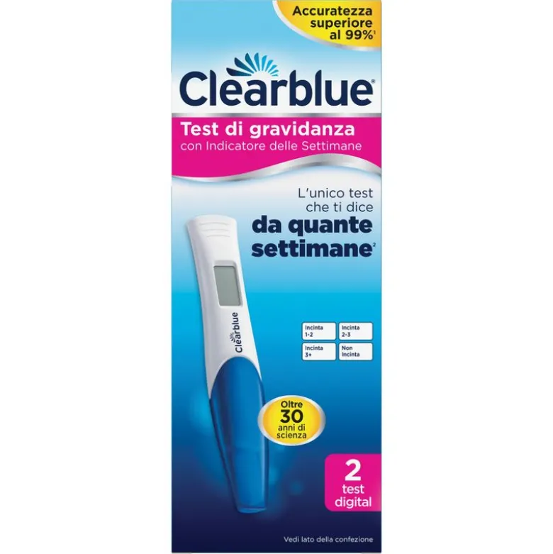 Clearblue Digital con indicatore delle settimane 2 Test di gravidanza