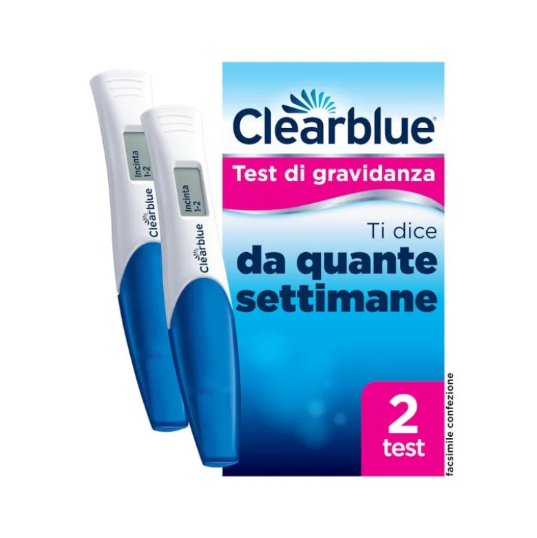 Clearblue Digital con indicatore delle settimane 2 Test di gravidanza