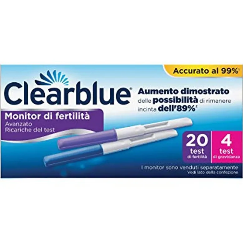 Clearblue Stick Fertilità 20+4 Test - Monitoraggio Ciclo Preciso