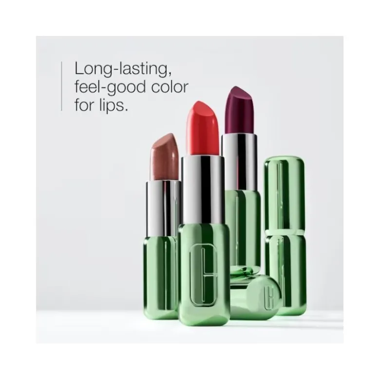 Clinique Pop Longwear Lipstick Rossetto Satin Honey