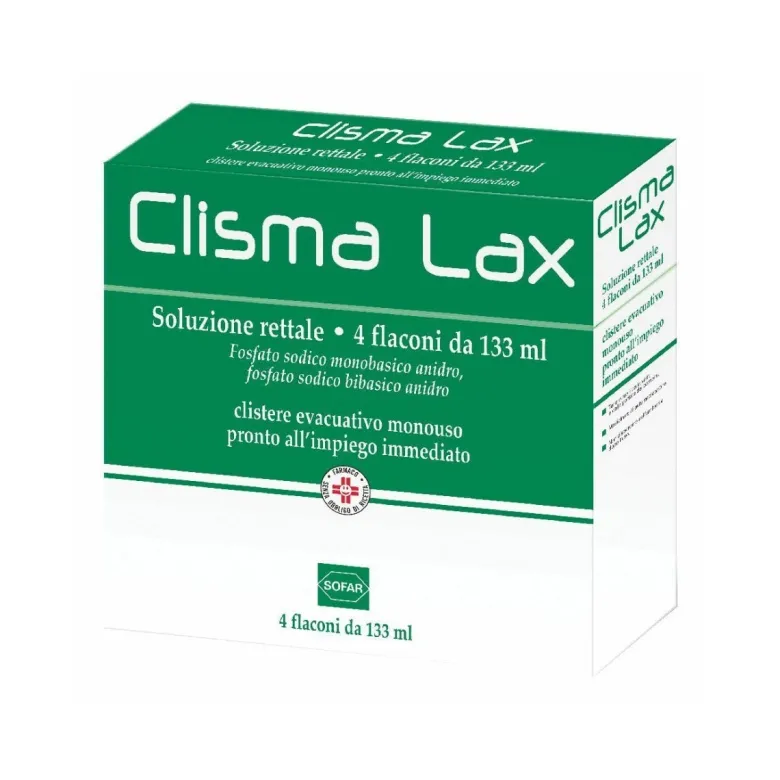 Clismalax 4 clismi da 133 ml ciascuno