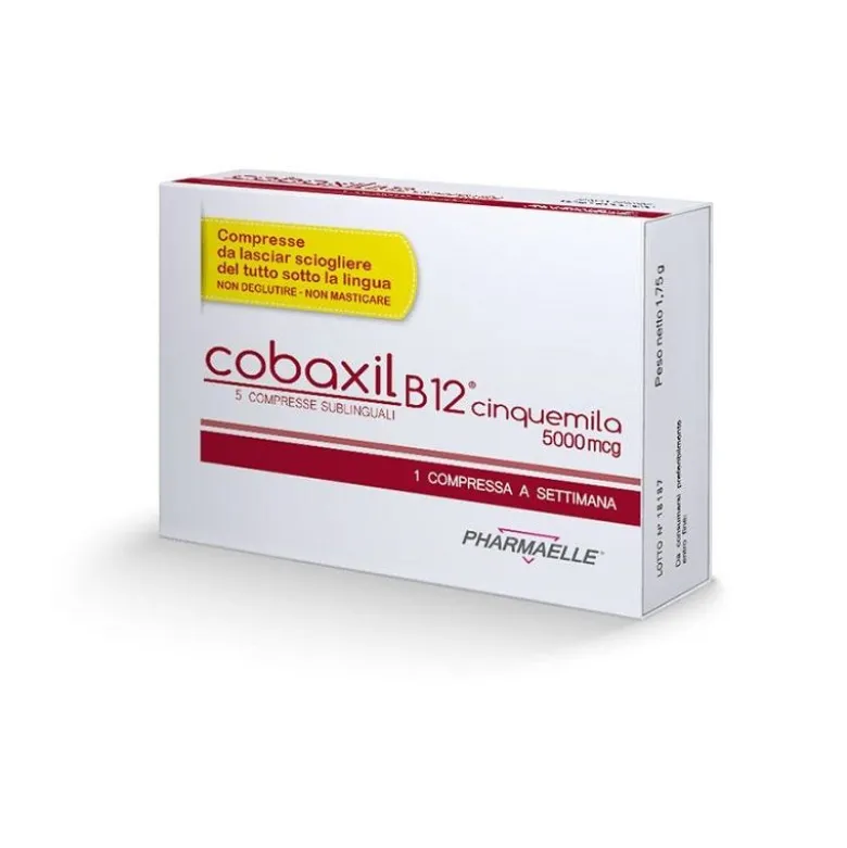 Cobaxil B12 Cinquemila utile in caso di stanchezza e affaticamento 5 compresse