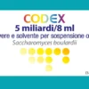 Codex 5 Miliardi/8 ml Polvere e Solvente per Sospensione Orale 10 Flaconcini in Pet di Solvente con Polvere in Tappo Contenitore in Ldpe