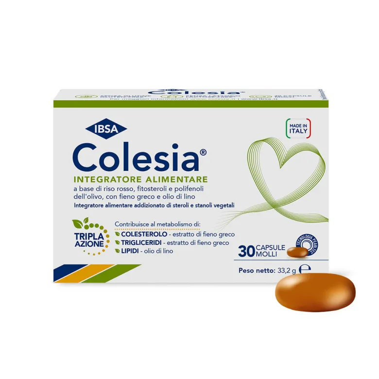 Colesia Per Il Metabolismo E Il Colesterolo 30 Capsule Molli