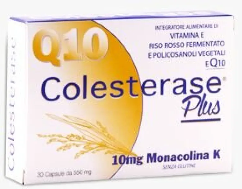 Colesterase Plus Q10 per i normali livelli di colesterolo 30 capsule