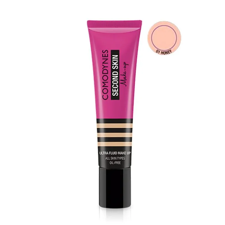 Comodynes Ultra fluid Make Up Fondotinta fluido colore n.01 Honey 30ml