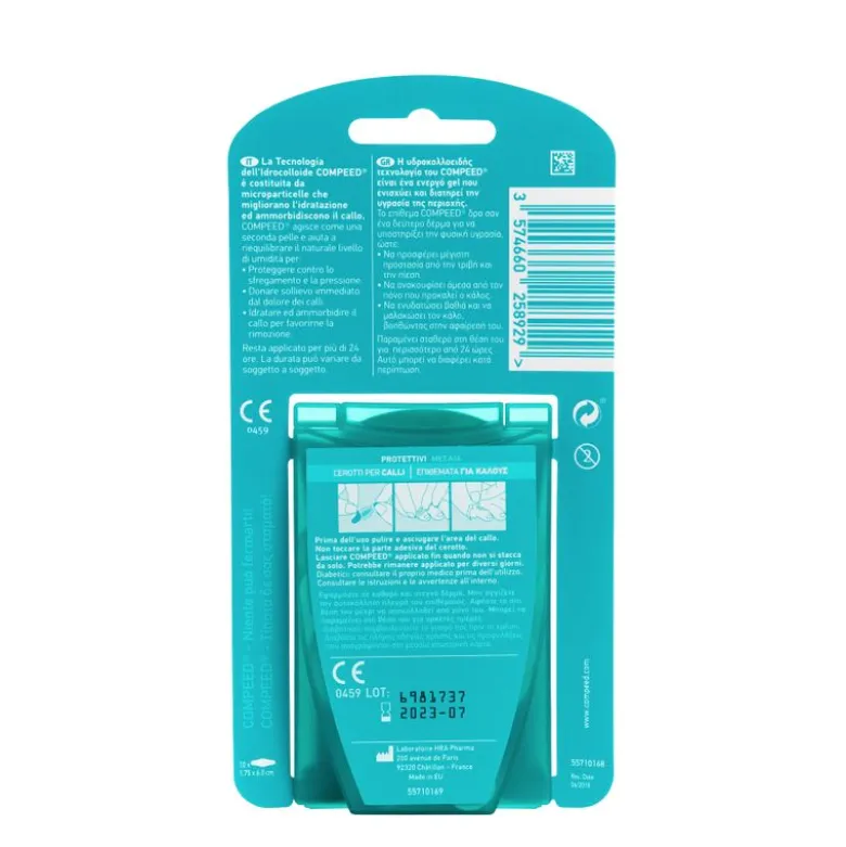 Compeed Cerotti per Calli 10 pezzi dimensione media