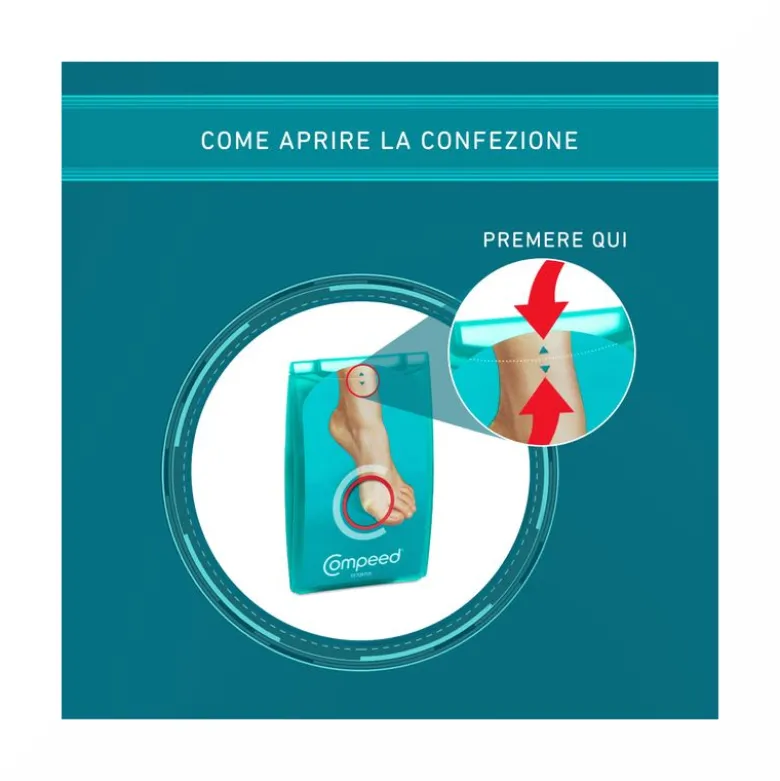 Compeed cerotti per vesciche di taglia piccola 6 pezzi