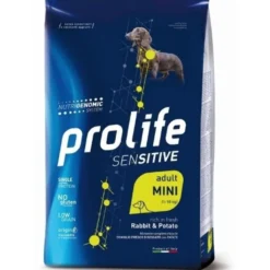 Coniglio Fresco disossato e Riso con Patate per il cane adulto sensibile di taglia piccola