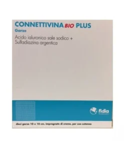 Connettivina Bio Plus Garza 10 Pezzi Cura Ferite Efficace