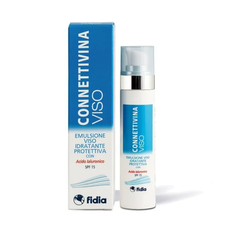 Connettivina Viso emulsione idratante protettiva con acido ialuronico 50ml