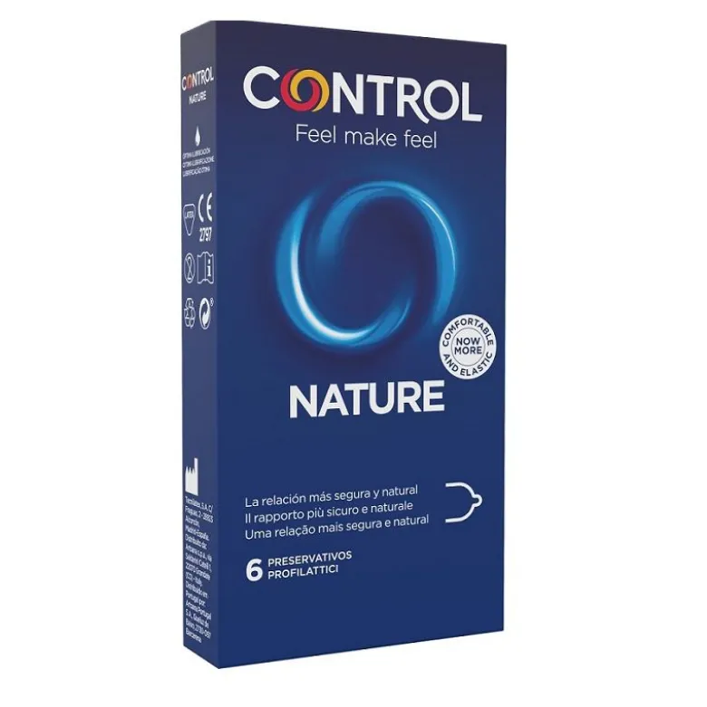 Control Preservativi Nature in lattice di gomma naturale 6 profilattici