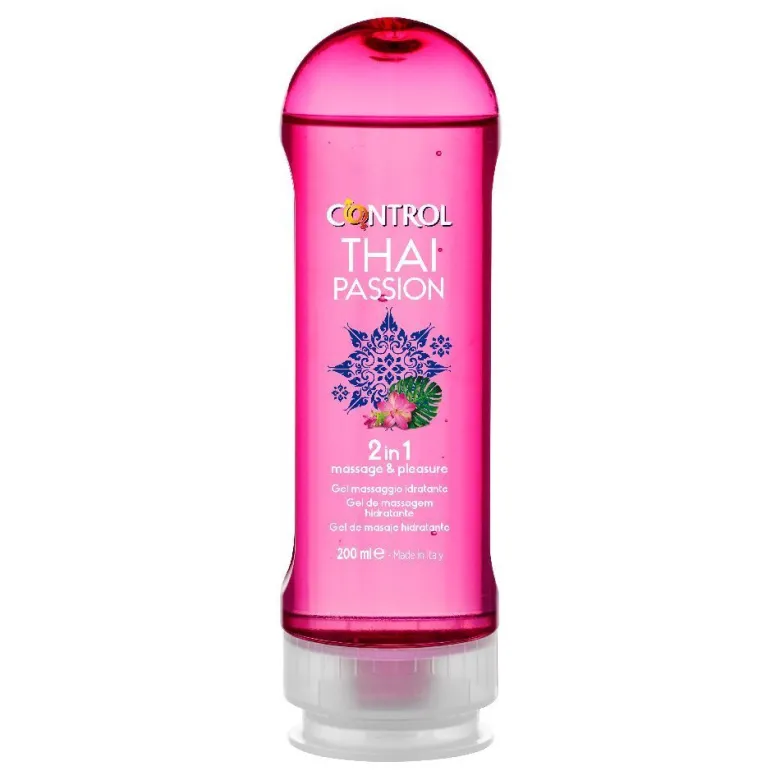 Control Thai Passion Gel Massaggio 2 in 1 Idratante e Lubrificante 200ml