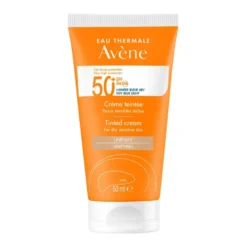 Crema colorata SPF 50+ viso e collo, indicata per pelli secche e sensibili soggette a scottature, offre una protezione solare motlo alta (UVA-UVB, luce blu visibile ad alta energia) e una sensazione di comfort immediato.