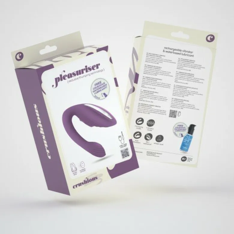 Crushious Vibratore Pleasuriser Ricaricabile Con Telecomando