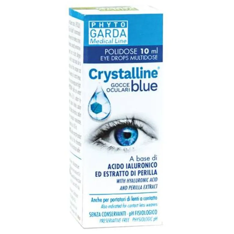 Crystalline Blue Gocce Oculari a base di acido ialuronico 10ml
