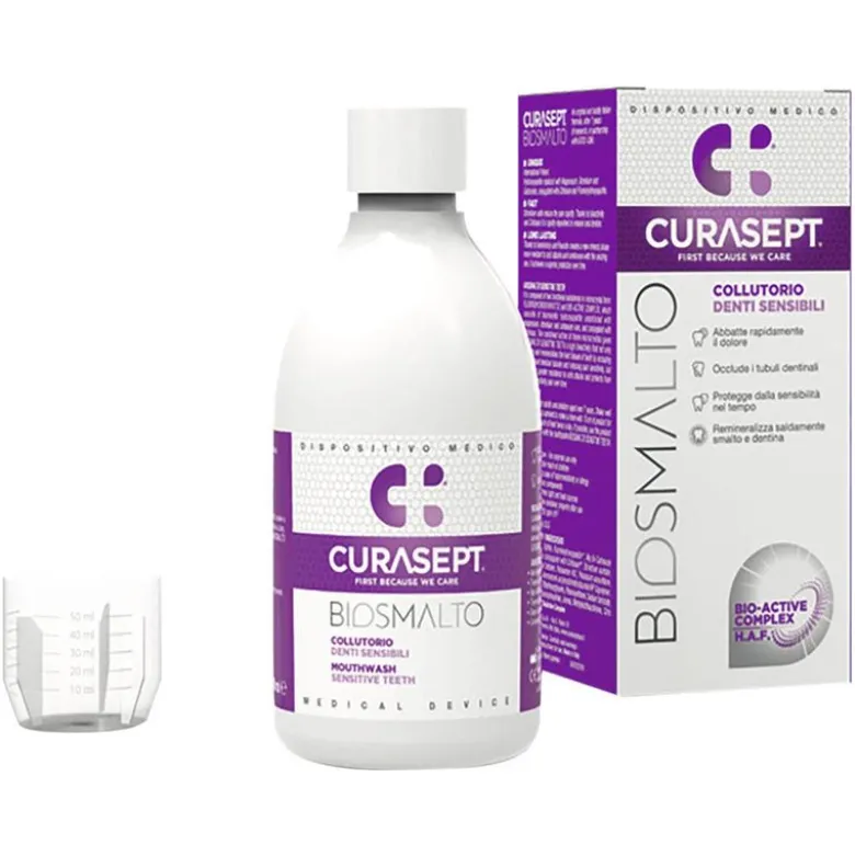 Curasept Biosmalto Collutorio Denti Sensibili 300ml - Protettivo